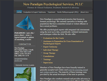 Tablet Screenshot of np-psych.com